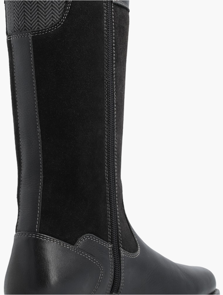 MyRunway | Shop Hi-Tec Black & Grey Namib Rider Zip Long Boots for